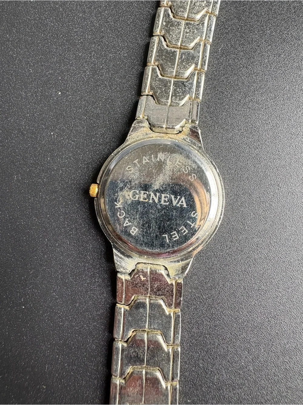 Geneva Two-Tone Women’s Watch - Pink Dial